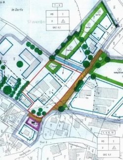 Plan / Grundstück markiert Plan / Grundstück markiert