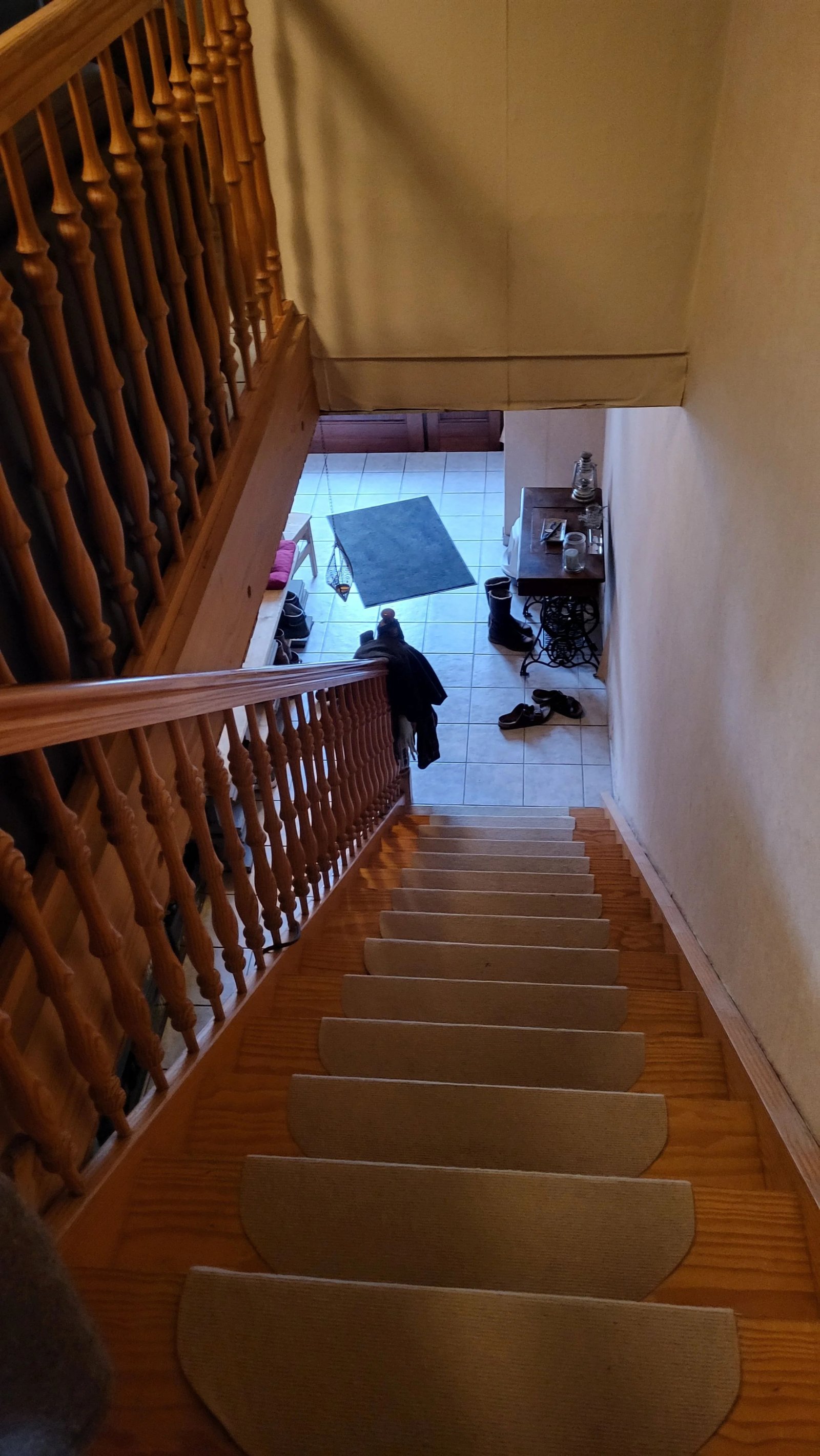 Treppe in die Einliegerwohnung
