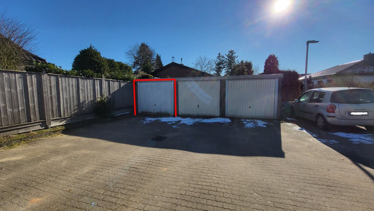 Garage markiert Garage markiert
