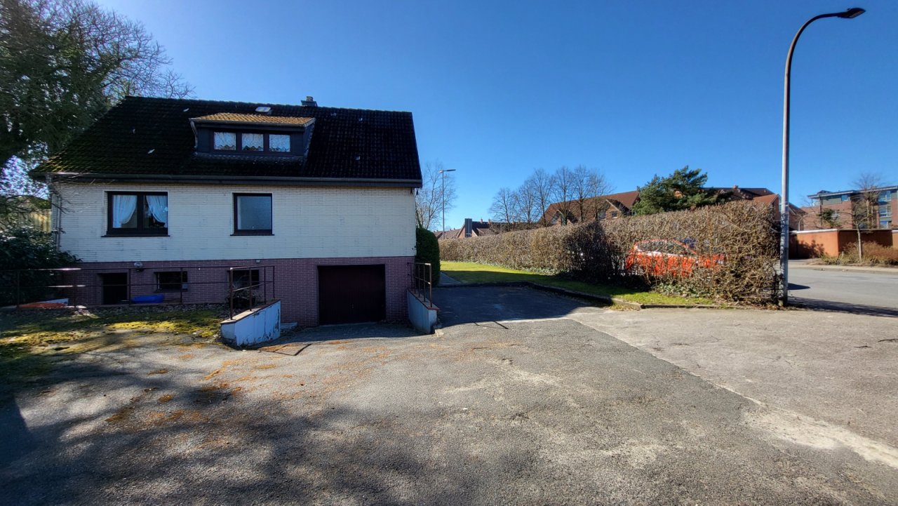 Haus von hinten