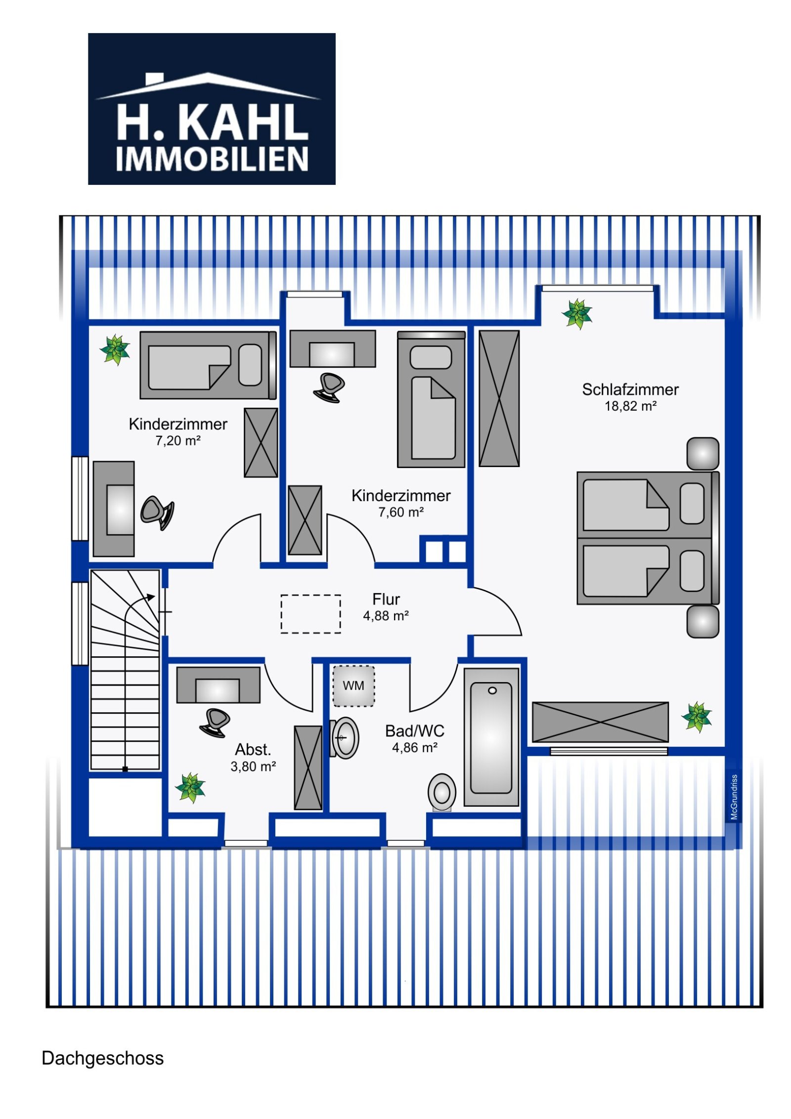 Grundriss Dachgeschoss
