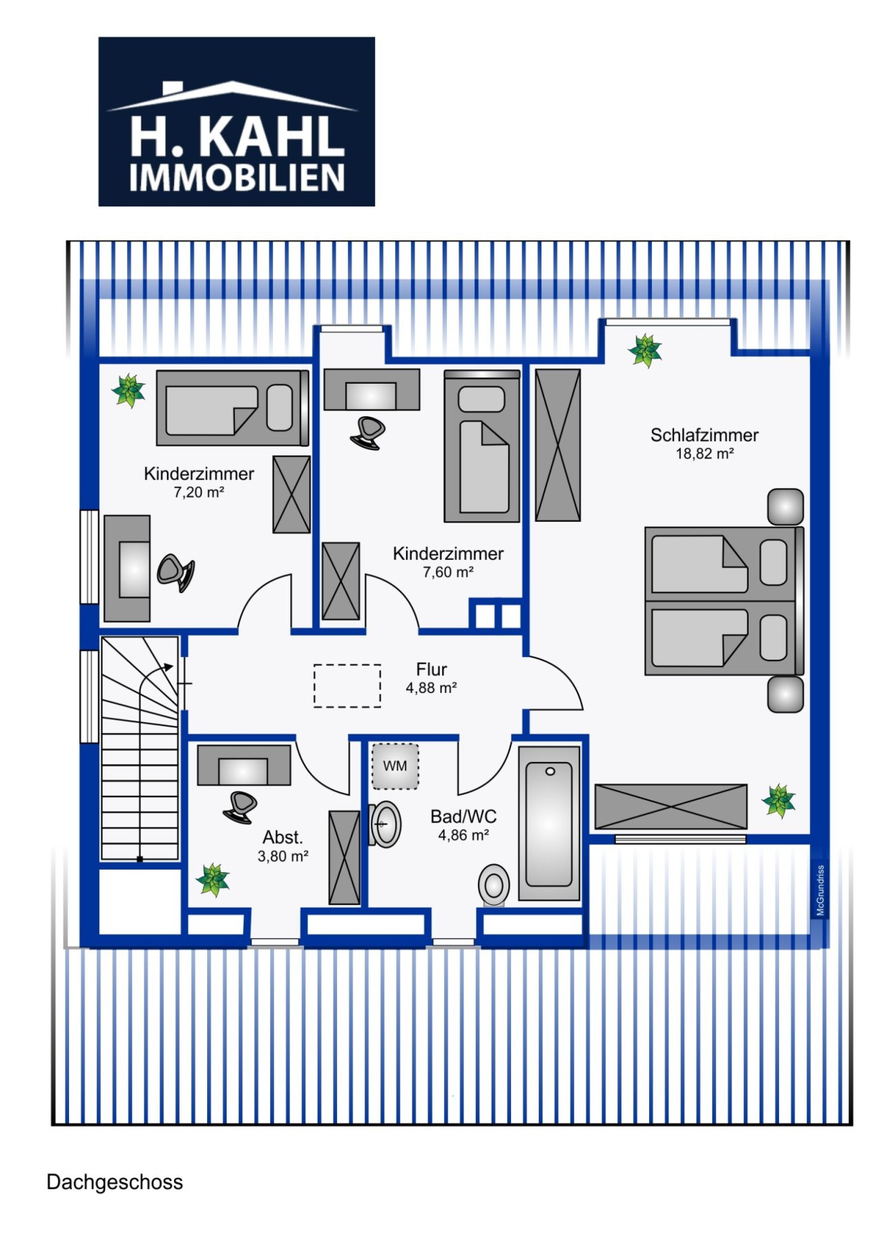 Grundriss Dachgeschoss