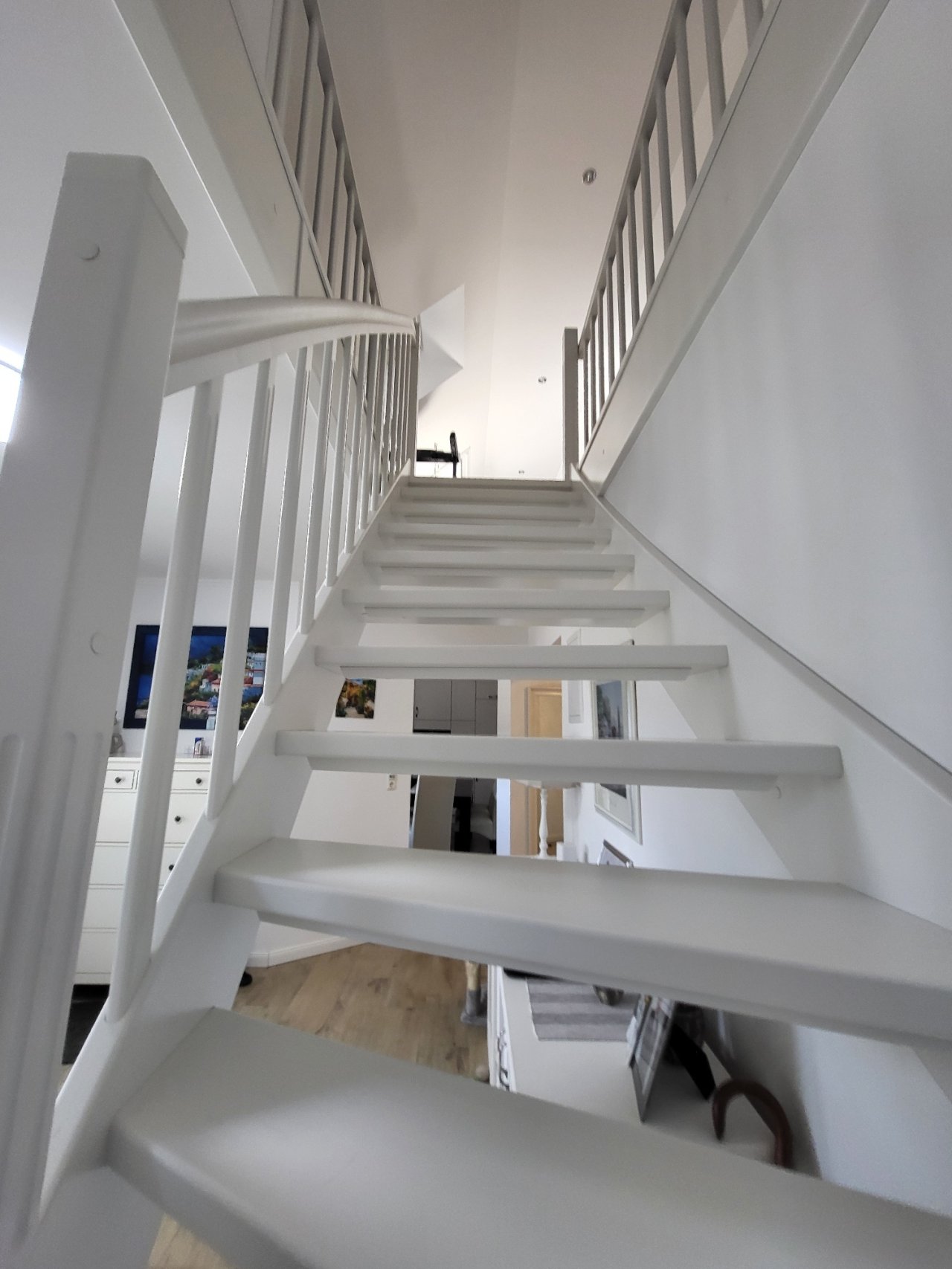 Treppe nach oben - Haupthaus Treppe nach oben - Haupthaus